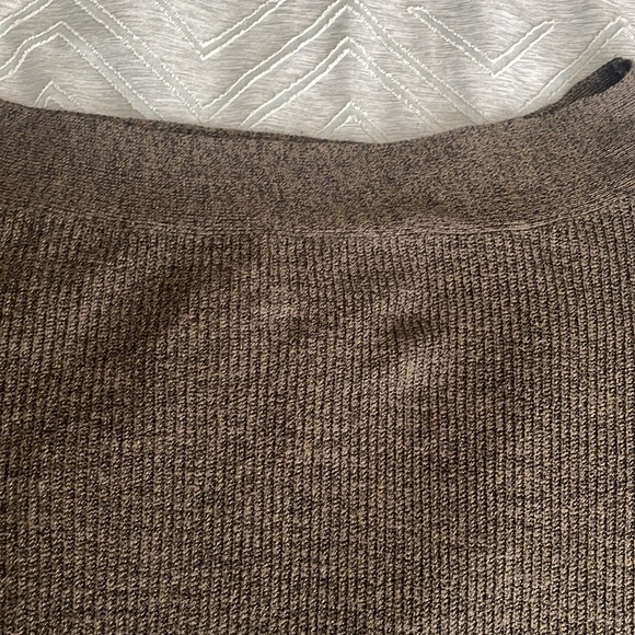 Free People Off-The-Shoulder Olive Sweater - Picture 3 of 5